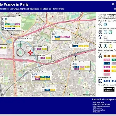 Apartment Olympia - Penthouse Of 120 Sqm - 100m From The Stade De France